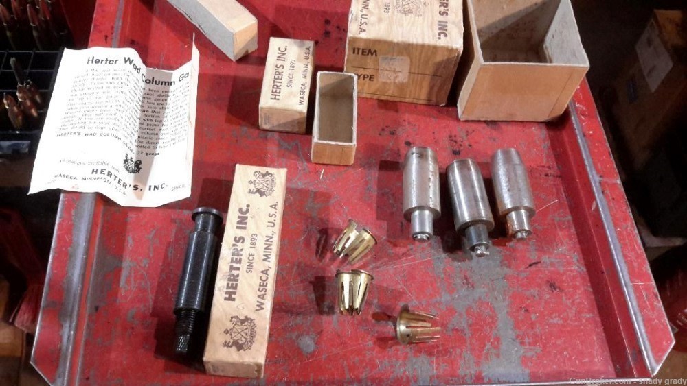 herters shotgun dies press reloading items boxed -img-2