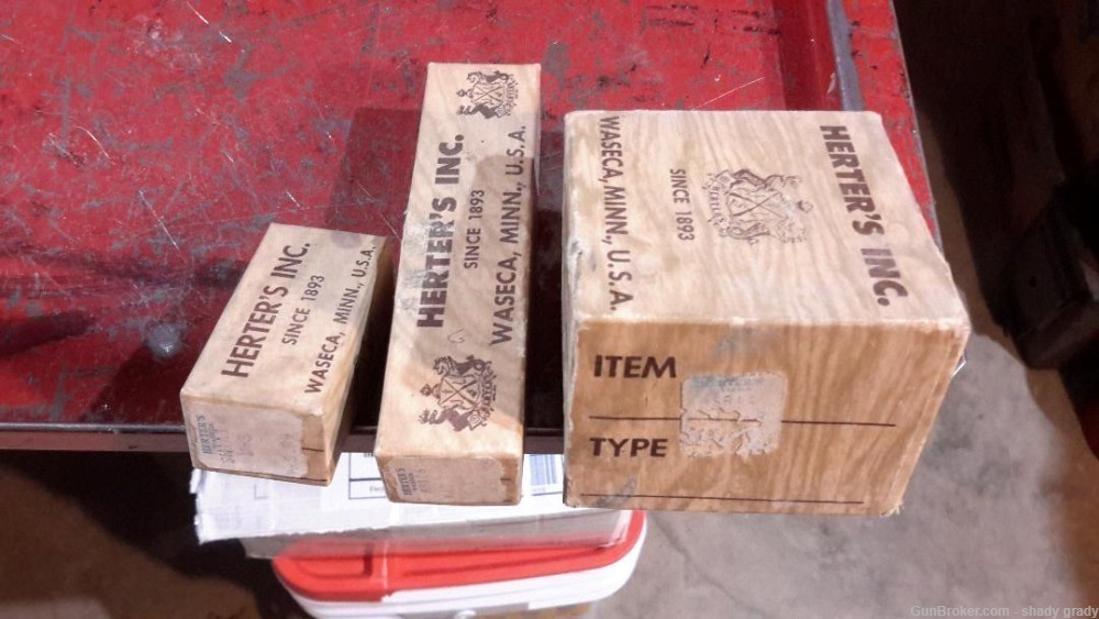herters shotgun dies press reloading items boxed -img-0