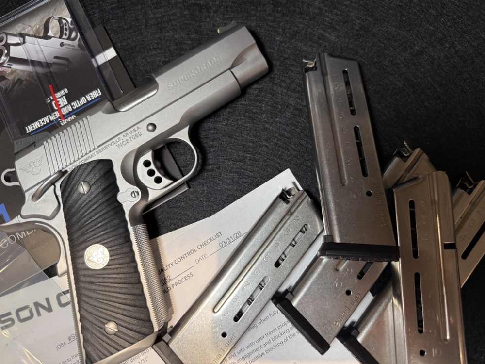 New, WILSON COMBAT, TACTICAL SUPERGRADE PROFESSIONAL 9MM-img-3