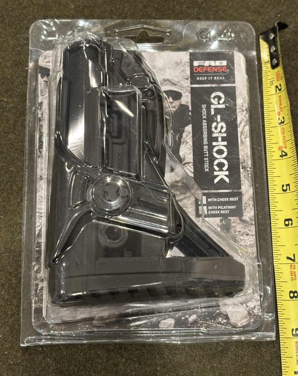 New Old Stock FAB Defense GL- Shock CP - AR15 M4 Mil-Spec Collapsible Stock-img-0