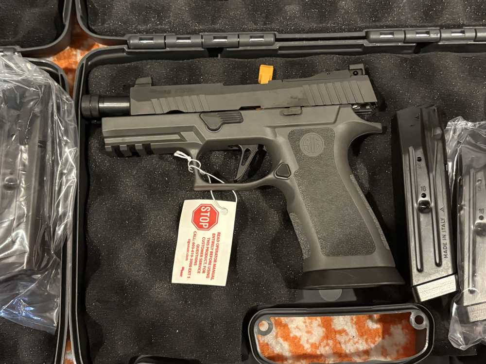 Sig Sauer P320XCA P320 X-CARRY LEGION 9mm 4.7" Threaded OR 10rd 6x Mags-img-1