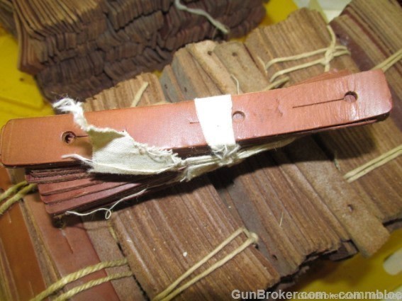 10 AK-47 SKS Sling Tab Leather Strips -img-3