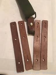 10 AK-47 SKS Sling Tab Leather Strips -img-1