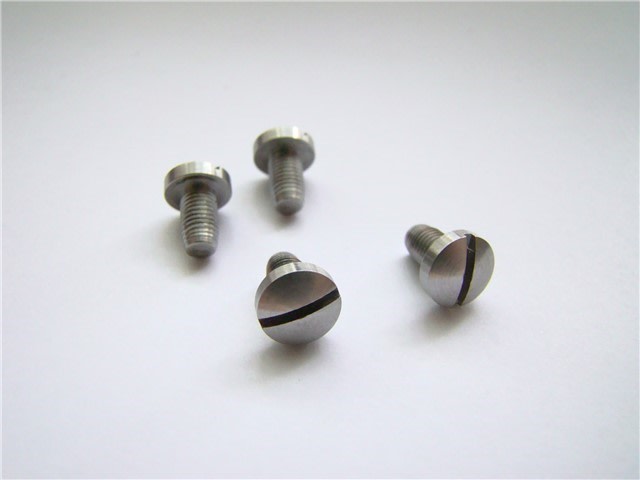 1911 .45 Stainless Flat Head grip screws-img-0
