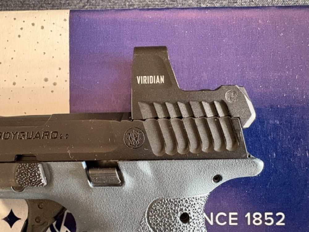 Smith & Wesson Bodyguard 2.0 Titanium Blue w/Viridian Green Dot-img-3