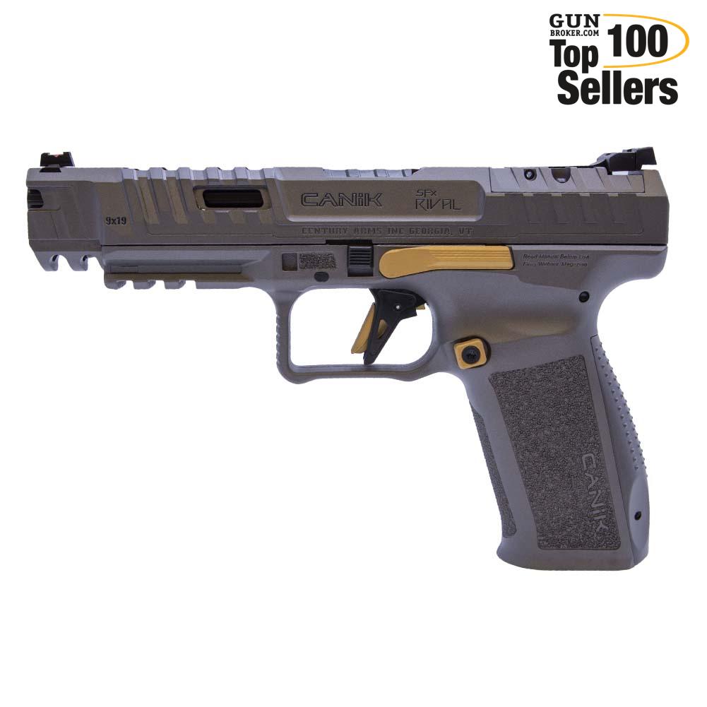 CANIK SFx Rival 9mm 5in 18rd Gray Semi-Auto Pistol (HG6610T-N)-img-0