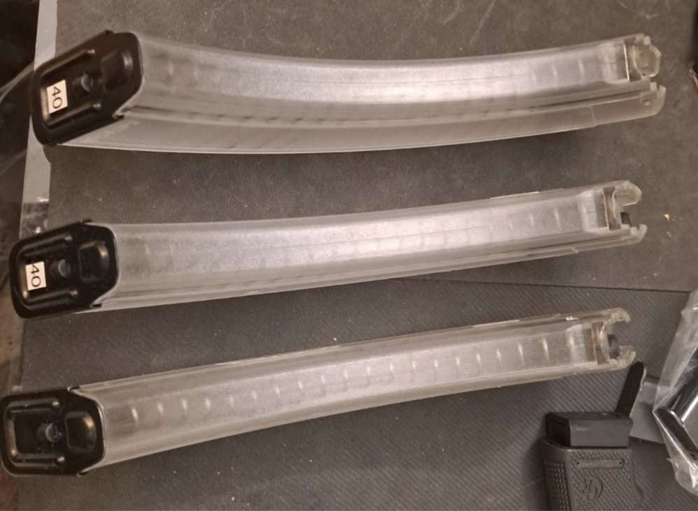 Set of 3x bulgarian 40 round akm 7.62x39 polymer magazine -img-4