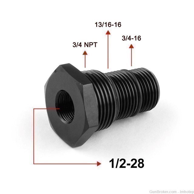 Thread Protector .223 Synthetic Adapter 1/2x28-img-0