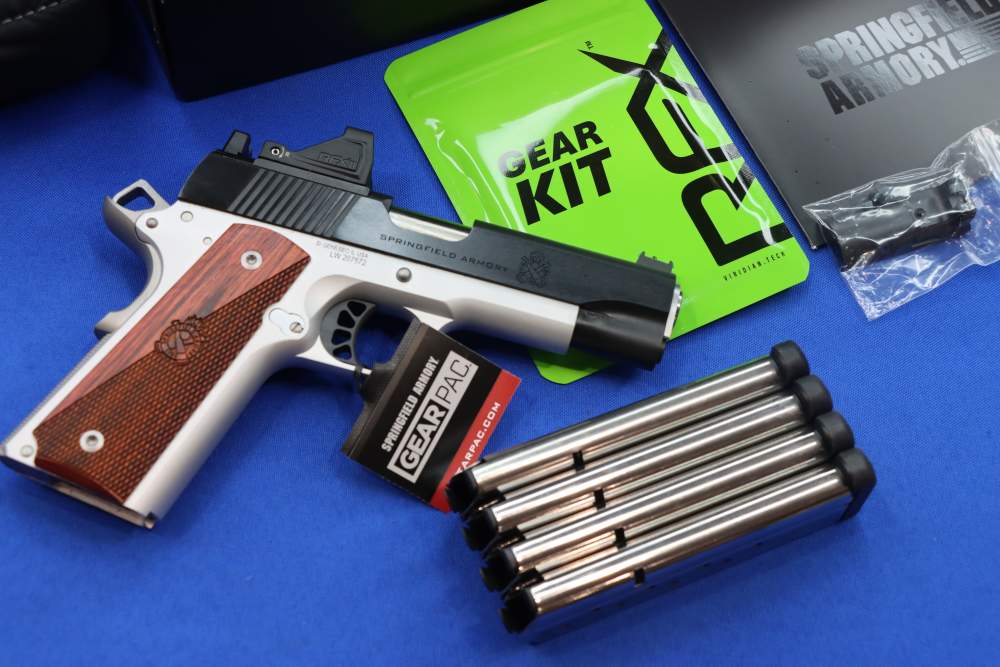 Springfield Armory Model RONIN 1911 Pistol 9MM 2-Tone Optic GEAR PAC 4.25"-img-25