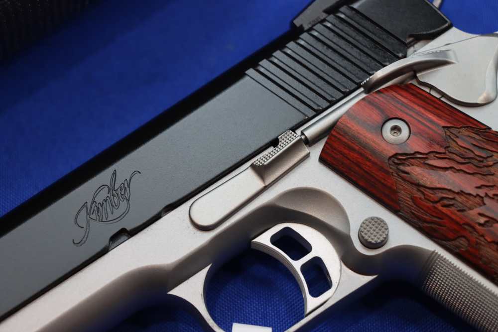 Kimber Model CAMP GUARD 10 1911 Pistol 10MM 2-Tone Stainless RMEF New SA 5"-img-4