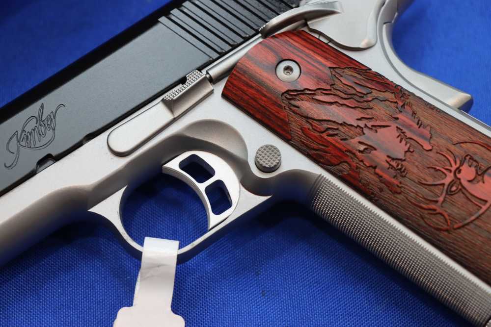 Kimber Model CAMP GUARD 10 1911 Pistol 10MM 2-Tone Stainless RMEF New SA 5"-img-6