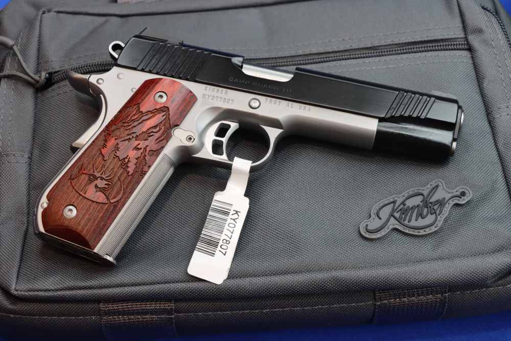 Kimber Model CAMP GUARD 10 1911 Pistol 10MM 2-Tone Stainless RMEF New SA 5"-img-24