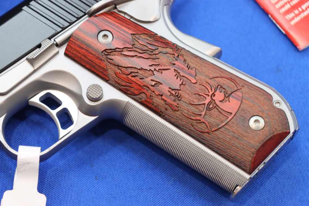 Kimber Model CAMP GUARD 10 1911 Pistol 10MM 2-Tone Stainless RMEF New SA 5"-img-7