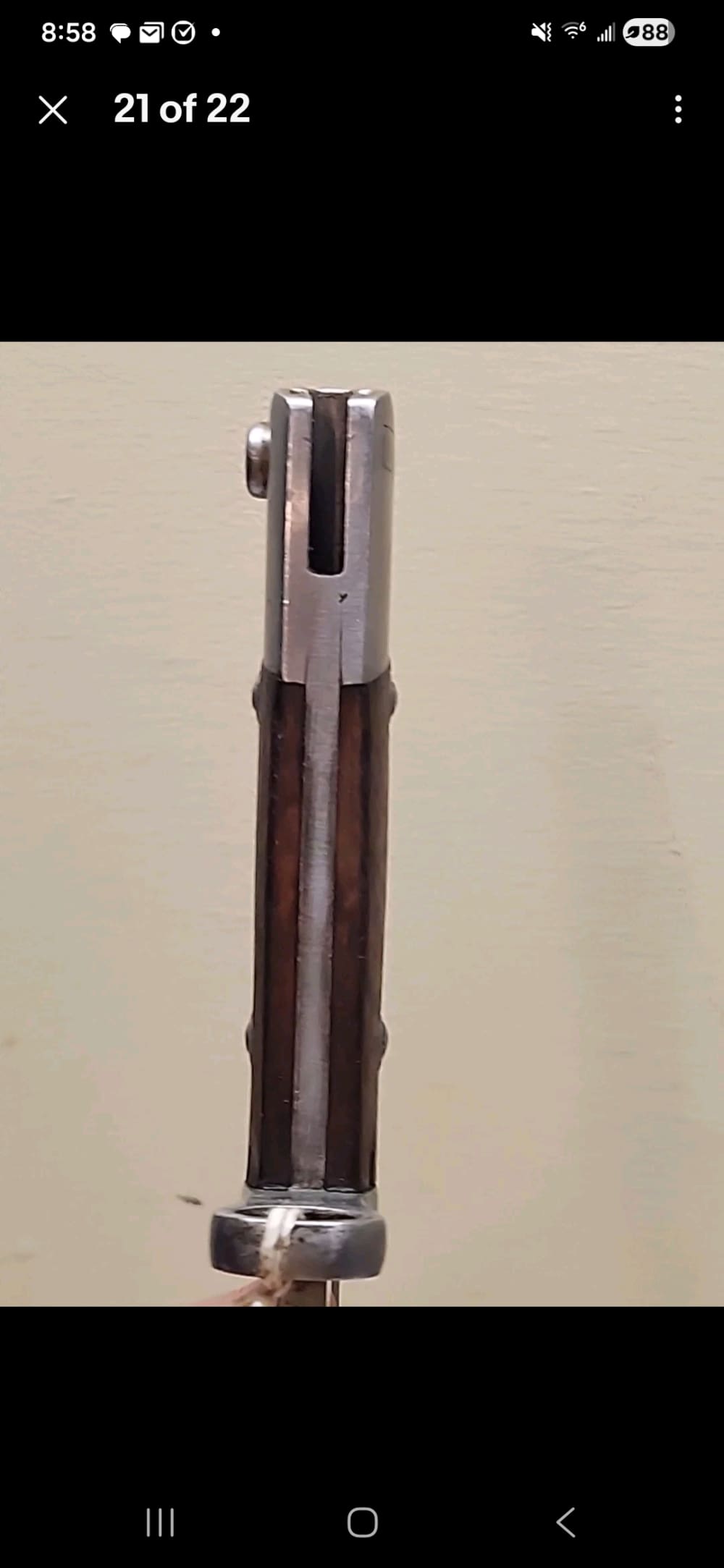 Argentine Model 1909 Mauser Sword Bayonet Matching Scabbard WKC Solingen H8-img-20