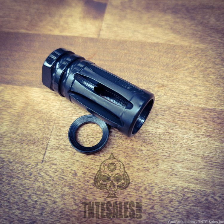 5.56 Extended A2 Flash Hider with Crush Washer M4 M-4 AR15 AR-15-img-0