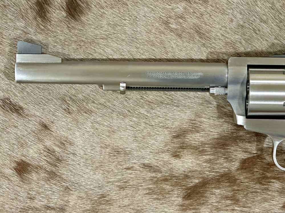 FREEDOM ARMS MODEL 83 PREMIER GRADE 500 WYOMING EXPRESS 7.5" W/ UPGRADES-img-11