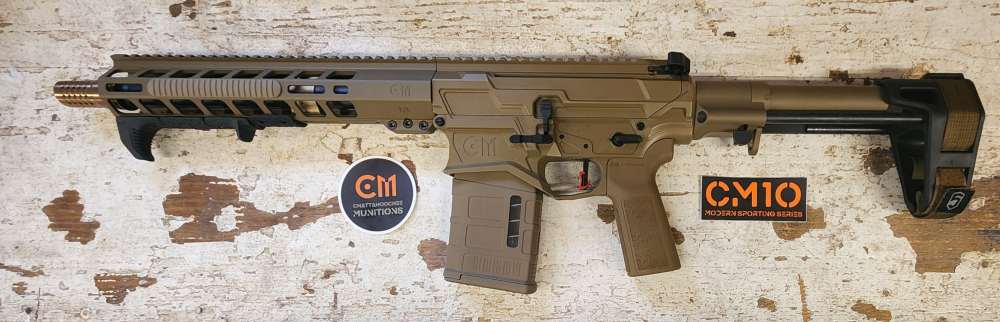 CM10 308 Win 12.5" AR10 Pistol FDE Metallic .308 .308Win-img-2