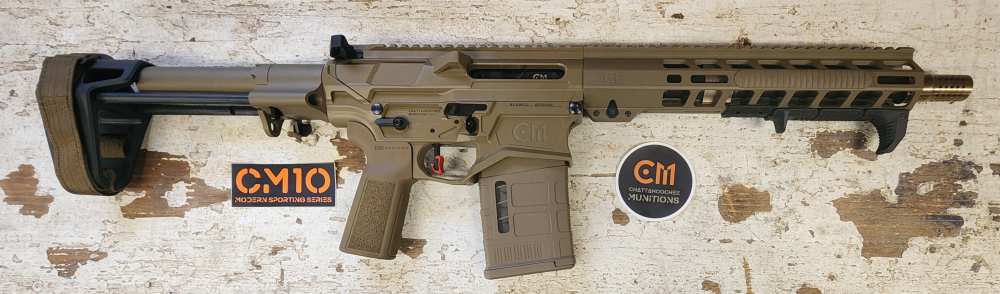 CM10 308 Win 12.5" AR10 Pistol FDE Metallic .308 .308Win-img-1