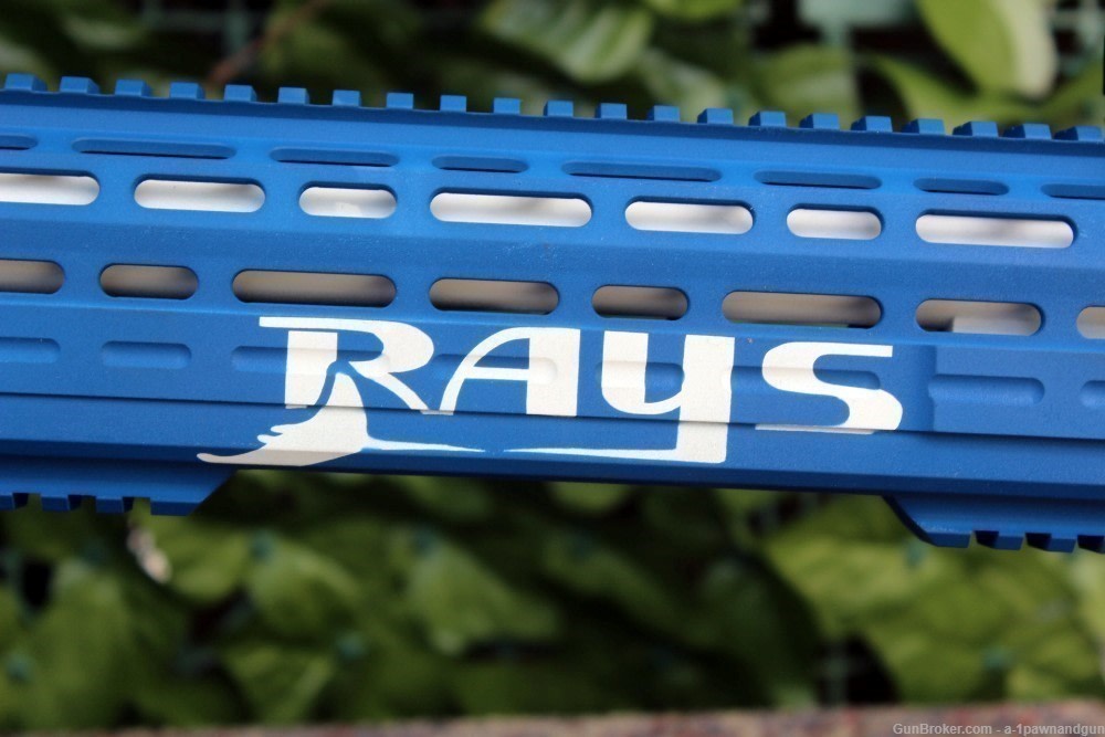 AR Style 12 Gauge Fear 116 "Tampa Bay Rays " Custom Duracoat New (Cerakote)-img-3
