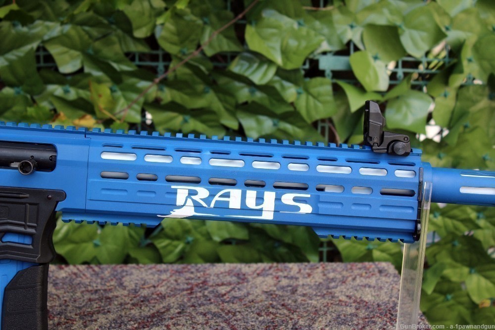 AR Style 12 Gauge Fear 116 "Tampa Bay Rays " Custom Duracoat New (Cerakote)-img-2