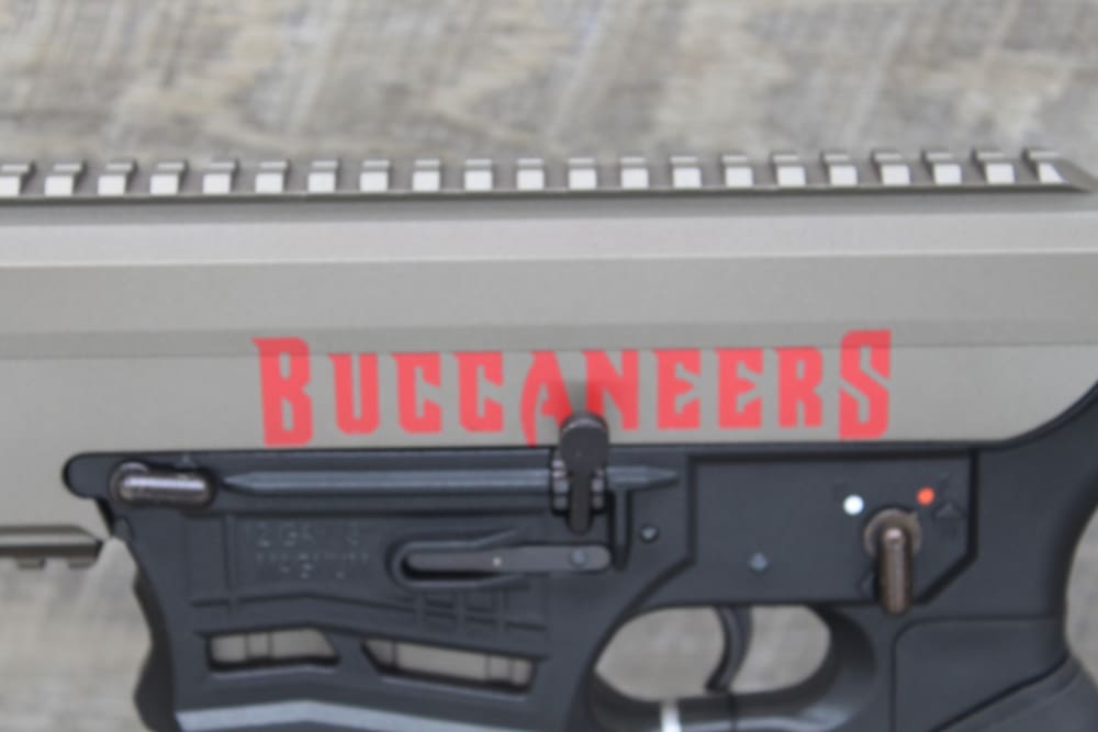 AR  12 Gauge Fear 116 "Tampa Bay Buccaneers" Custom Duracoat (Cerakote)-img-15