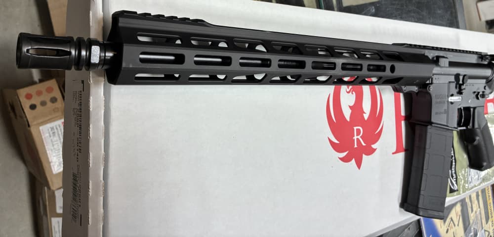AR15 Ruger Harrier Rifle Sku# 28601 5.56NATO 16" threaded New(no card fees)-img-4