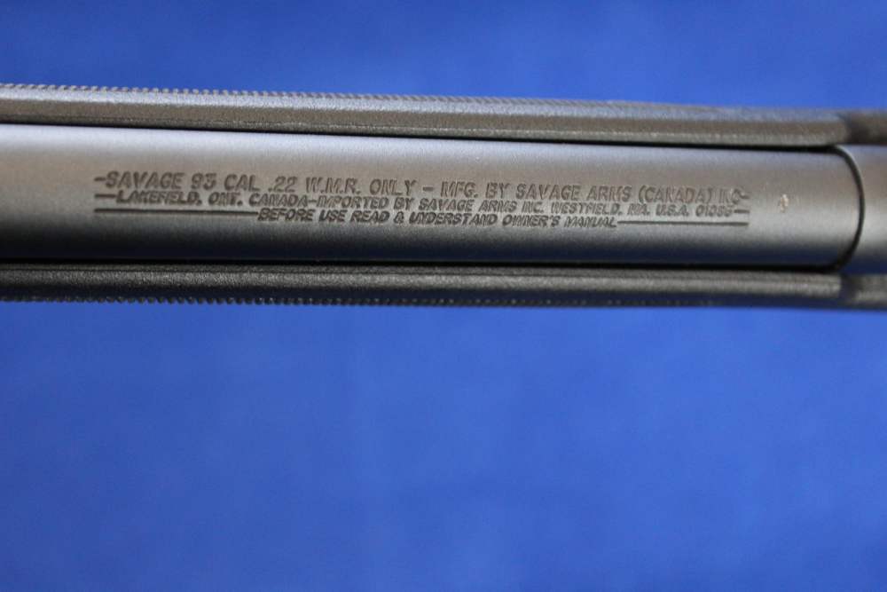 Savage Model 93 FV, 22 WMR Black Synthetic-img-10