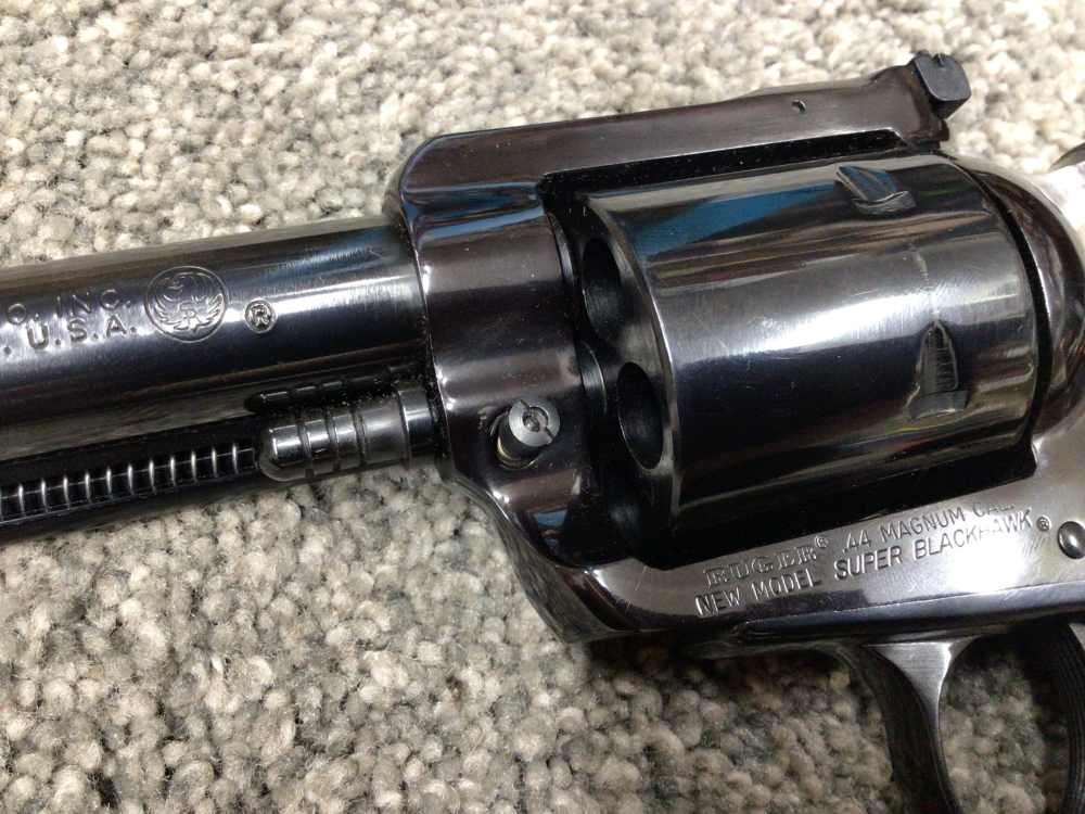 Ruger New Model Super Blackhawk 44 mag 7.5” Blued-img-3