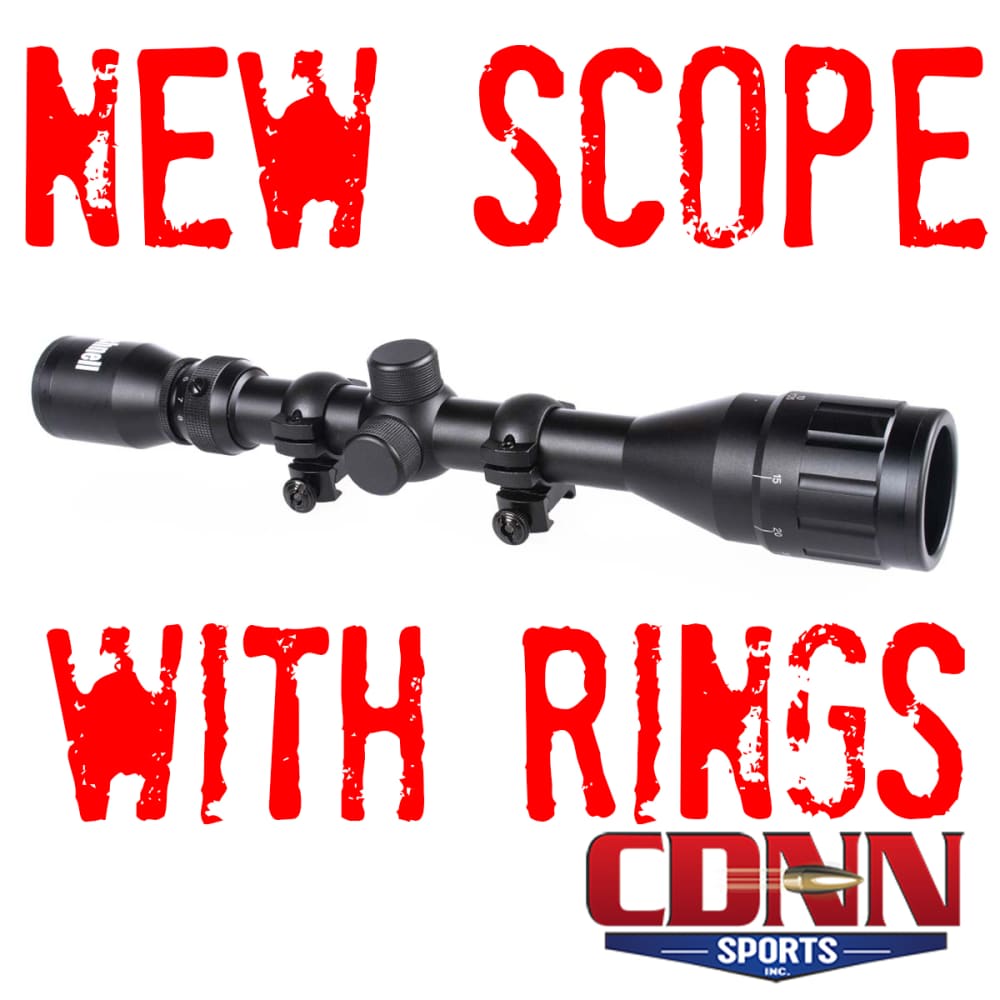 Bushnell Sharpshooter 4-12x40 AO Scope Weaver Rings Included Bulk New-img-0