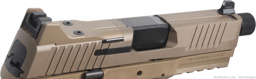 FN 66101386 545 Tactical 45ACP 10+1 4.71" Flaat Dark Earth TB Optic Cut FDE-img-4