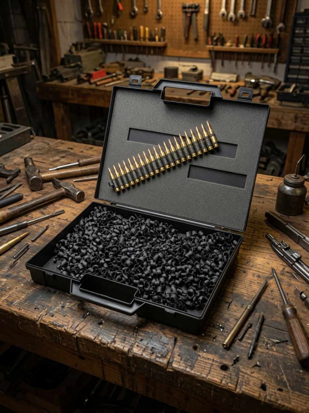 FN M249 SAW and FN M249S USGI M27 5.56x45mm NATO Links - 500 Links & Case-img-1