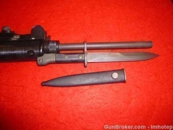 UZI Carbine A & B Bayonet With Frog -img-0