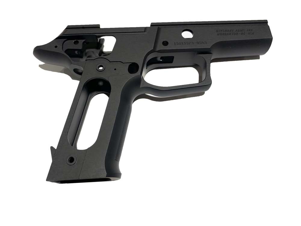 Revenant Arms REV226 Pistol Frame No Tac Rail - Beaver Tail - Black-img-0