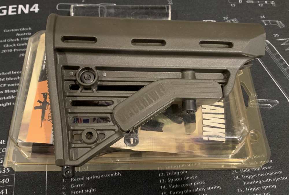 Blackhawk Adjustable AR/M4 Buttstock  - Olive Drab - K11021-C-img-3