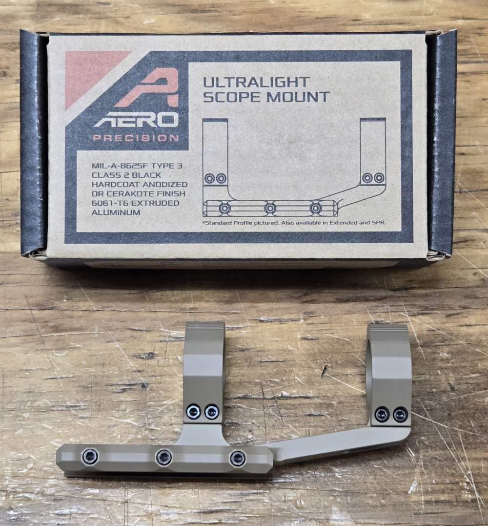 Aero Precision UL 30MM Scope Mount SPR Length FDE-img-1