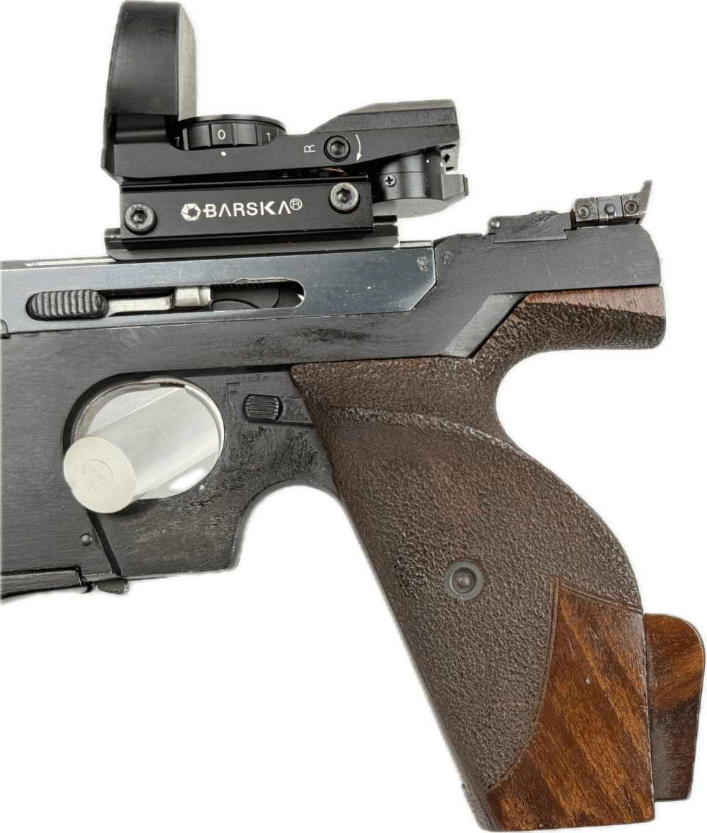 Walther OSP .22 Short Rapid Fire 1966-67 Red Dot -img-8