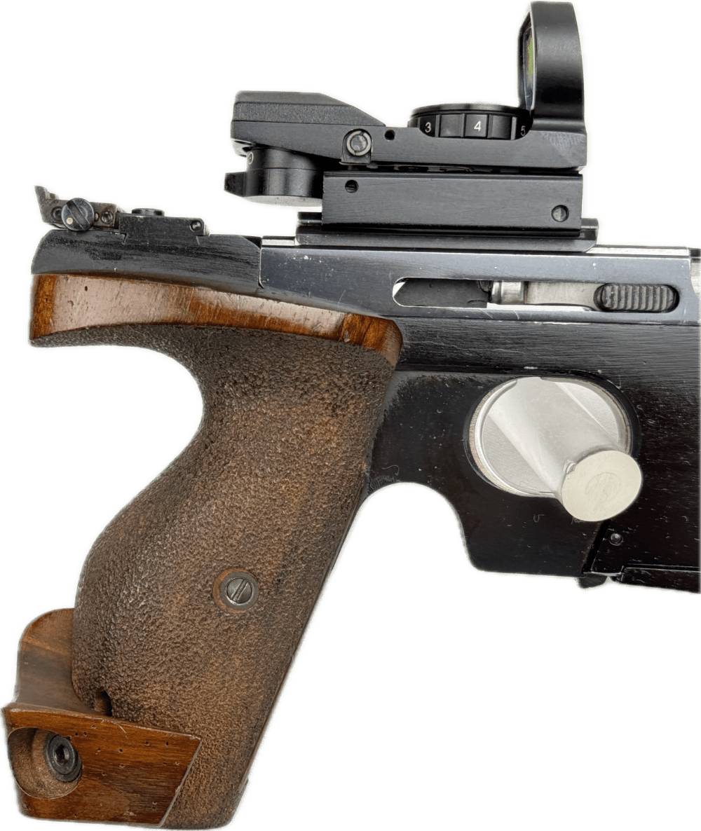 Walther OSP .22 Short Rapid Fire 1966-67 Red Dot -img-5
