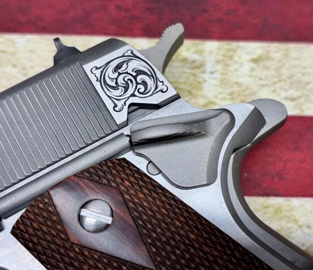 Stunning Colt .45acp Hand Engraved 1911 5" Tyler Gunworks COO1911CSSENTGW-img-3