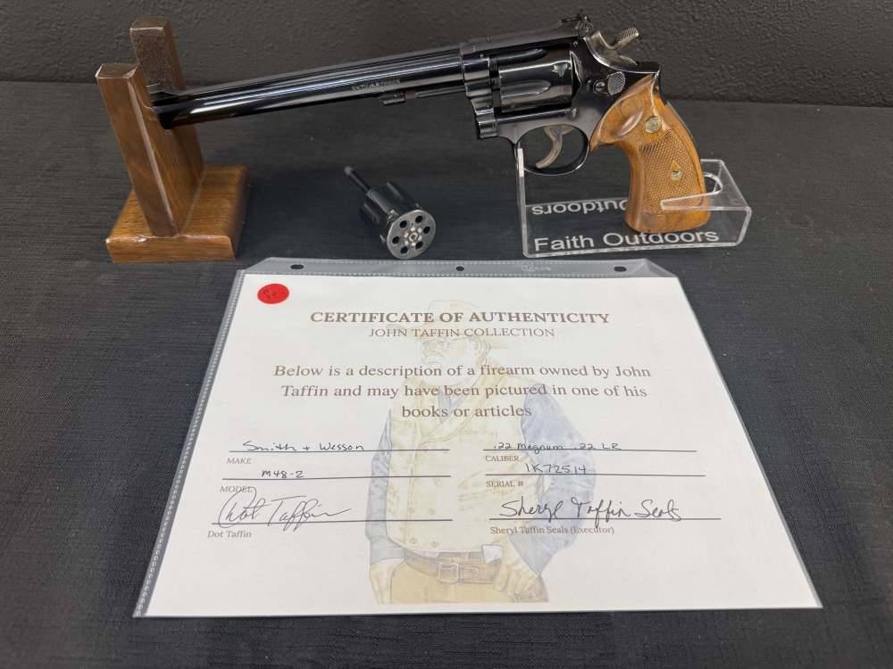 Smith & Wesson Model 48-2 .22 Mag w/ Dual .22LR Cylinder  Taffin Collection-img-0