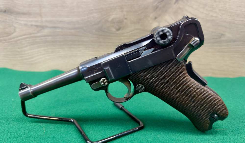 1906 DWM American Eagle Luger – All Matching – Grip Safety, Original Mag-img-4