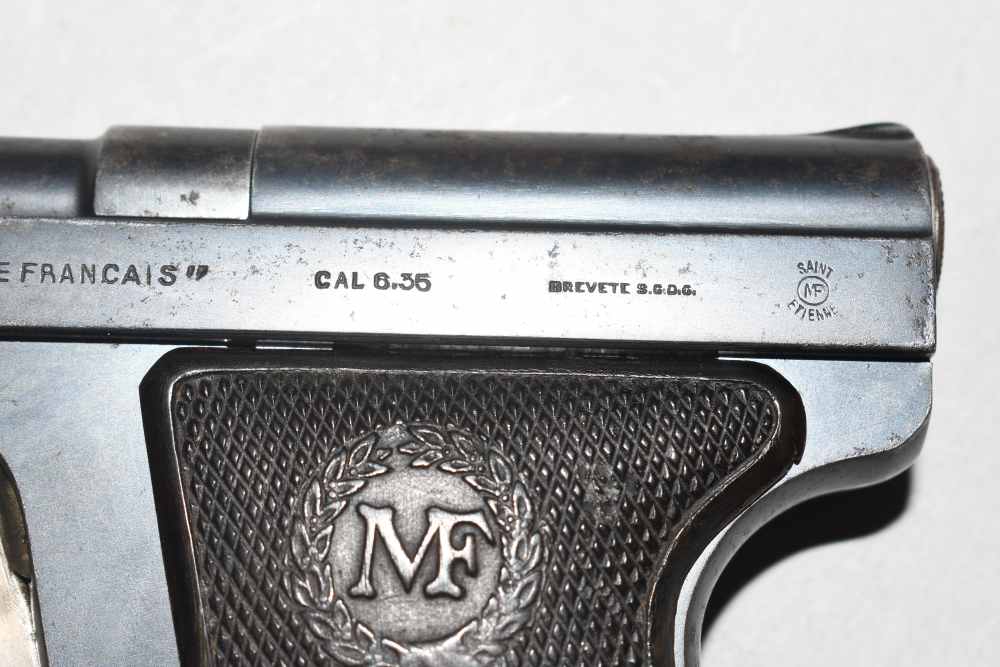 French Manufrance Le Francais Semi Auto Pistol 25 ACP 6.35mm C&R READ-img-7