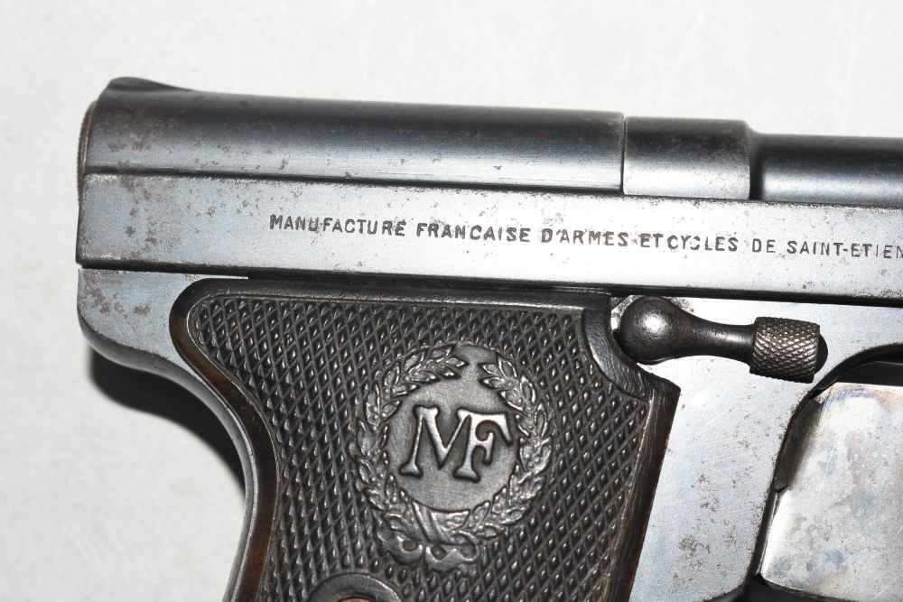 French Manufrance Le Francais Semi Auto Pistol 25 ACP 6.35mm C&R READ-img-3