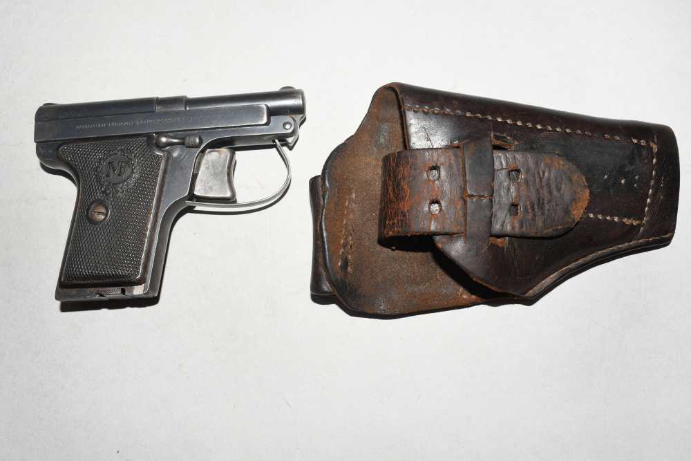 French Manufrance Le Francais Semi Auto Pistol 25 ACP 6.35mm C&R READ-img-0