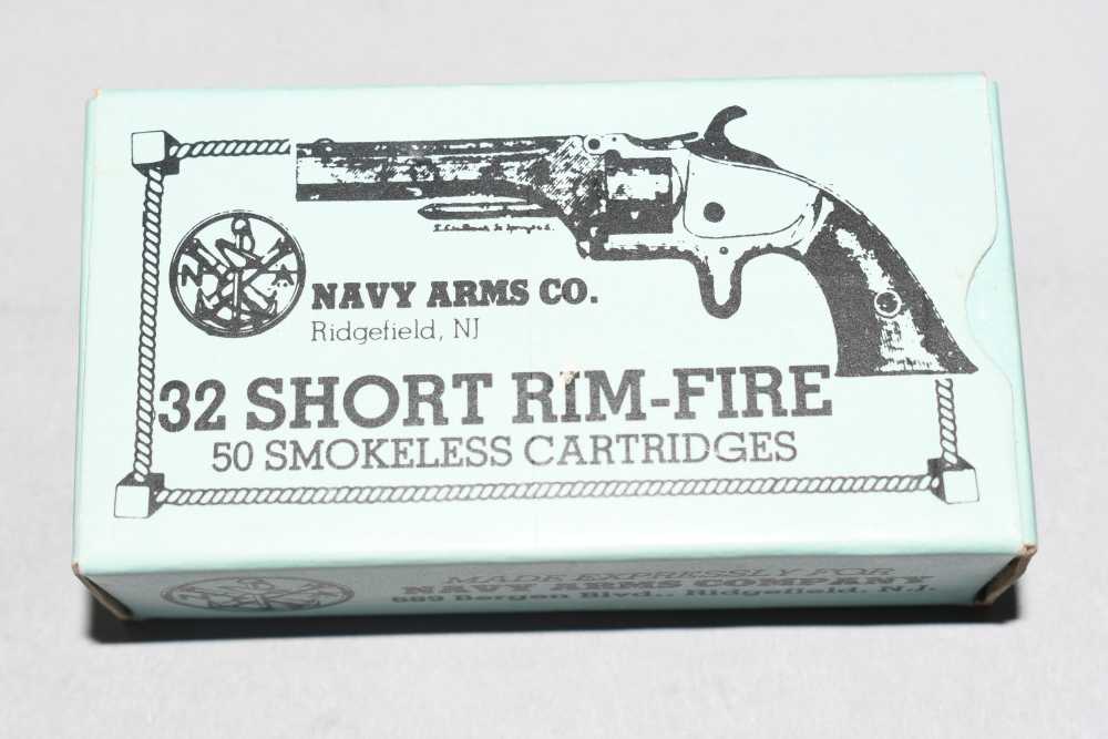 1 Full Factory 50 RD Box Navy Arms CBC Brazil 32 Short Rimfire Ammo-img-0