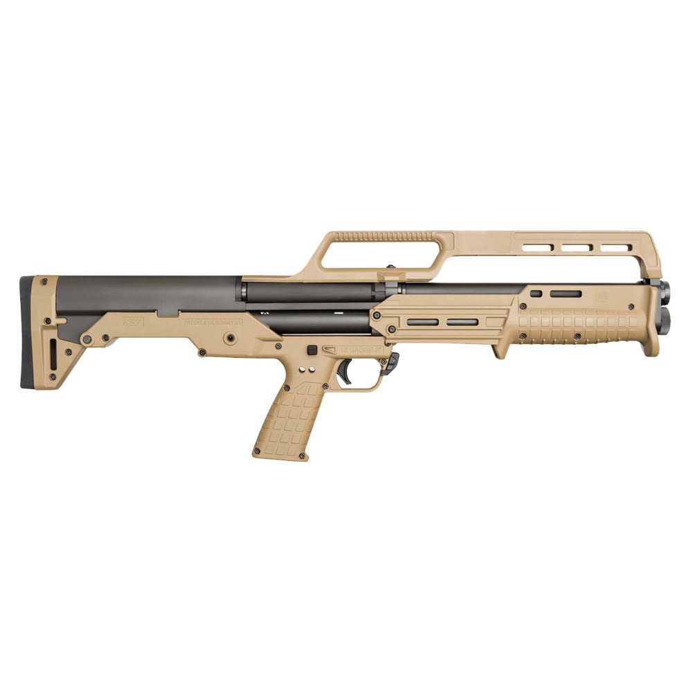 KELTEC KS7 12 Gauge 18.5in 6rd Tan Shotgun (KS7TAN)-img-1