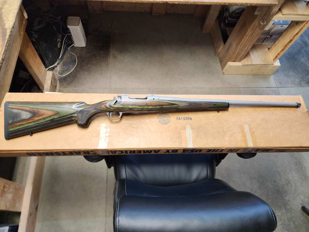 PICS! NEW RUGER M 77 HAWKEYE PREDATOR 22-250 REM 24" THREADED STAINLESS 24-img-3