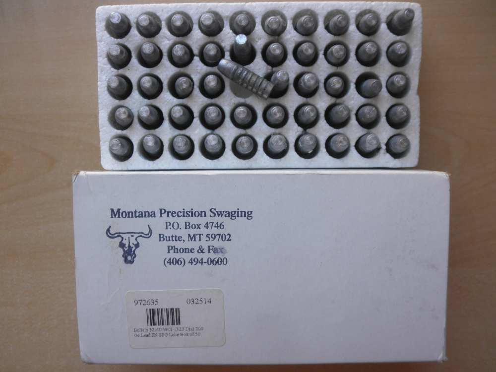 Montana Precision Swaging Bullets FN Cast 32-40 WCF Cal (.323") 200 Gr.-img-0