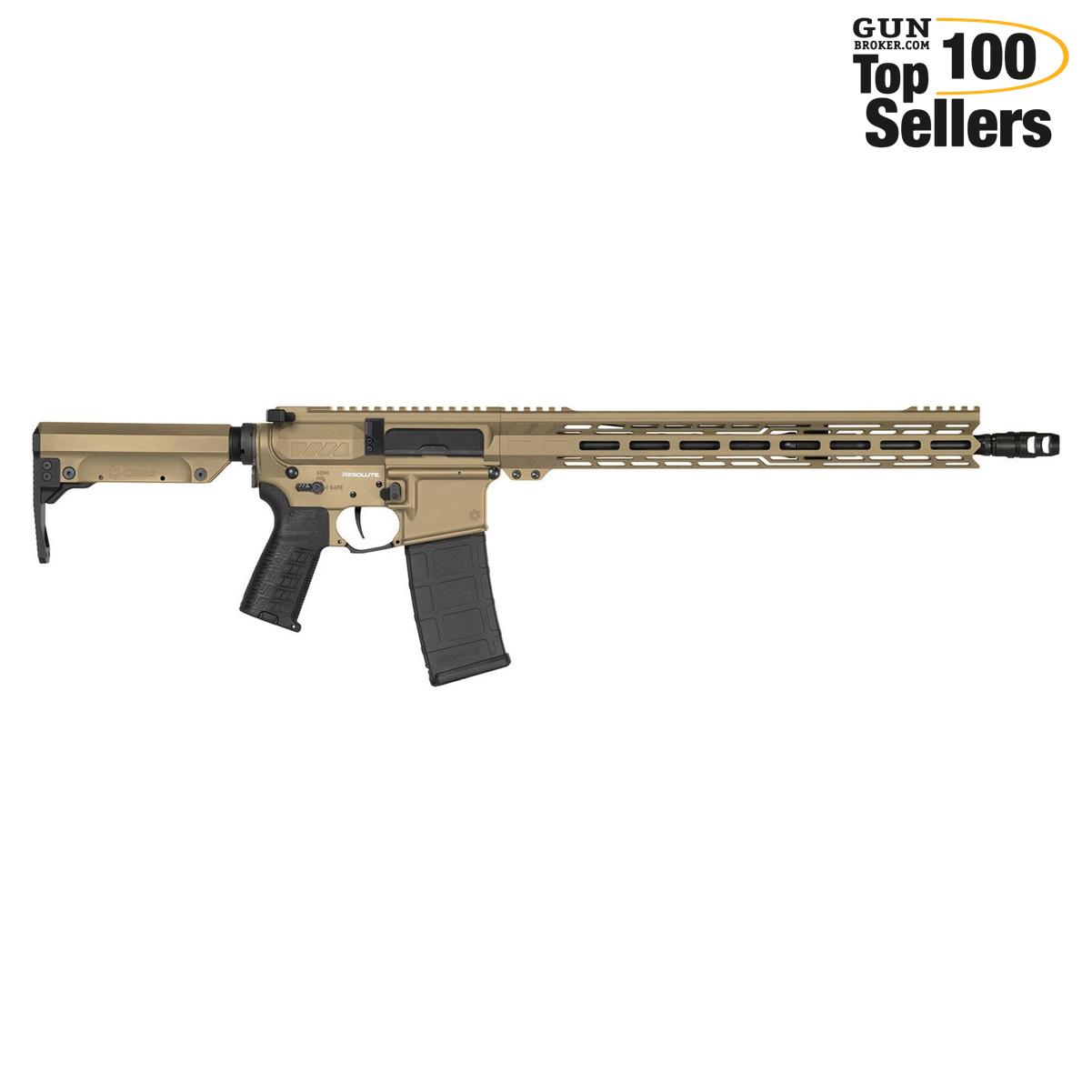 CMMG Resolute MK4 5.56 16.1in 30rd Coyote Tan Semi-Auto Rifle 55A9D0B-CT-img-0