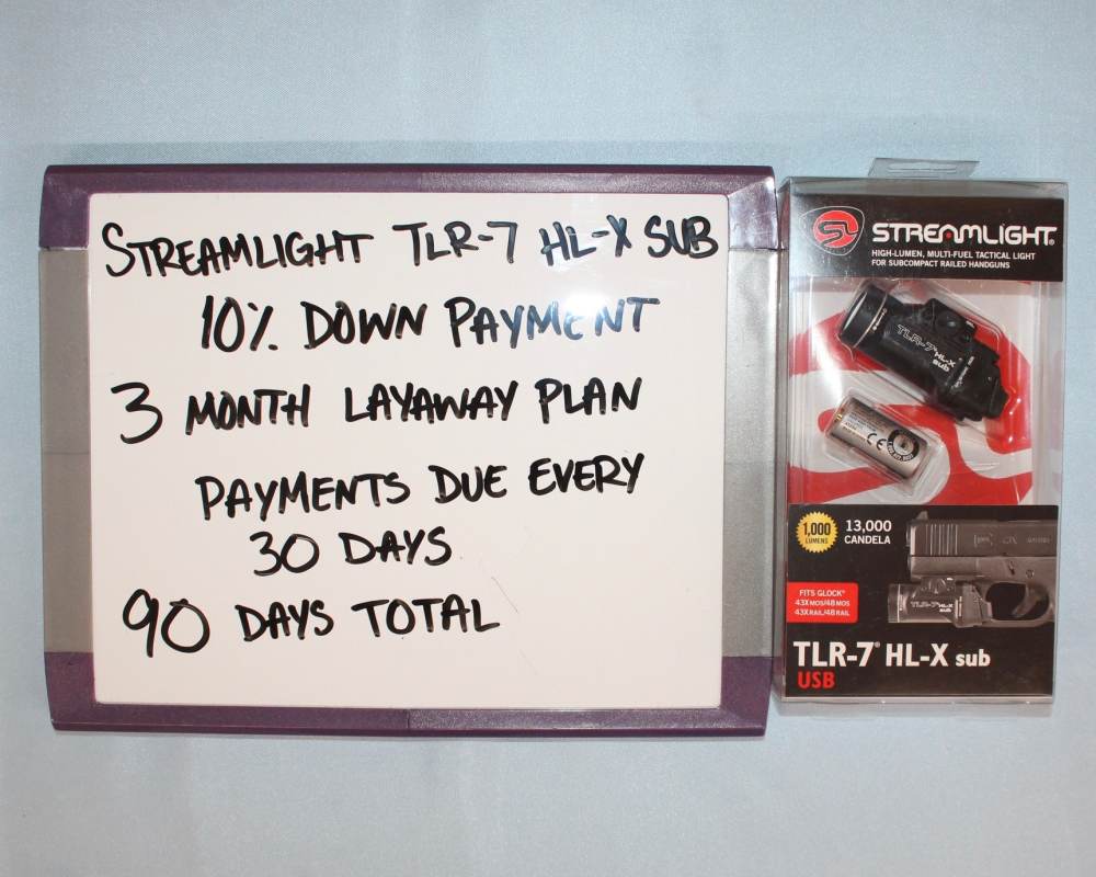 Streamlight TLR-7 HL-X Sub GL 1,000 Lumens, LAYAWAY AVAILABLE!-img-0
