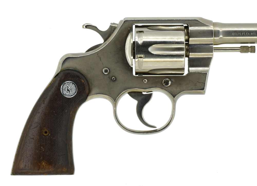 Colt Official Police .38 Spl 5-in Nickel Tennessee Women’s Correctional Gun-img-11